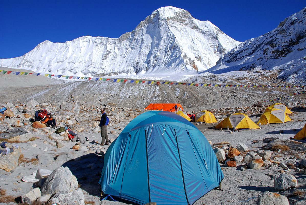 10 26 Baruntse Base Camp With P6770 Behind